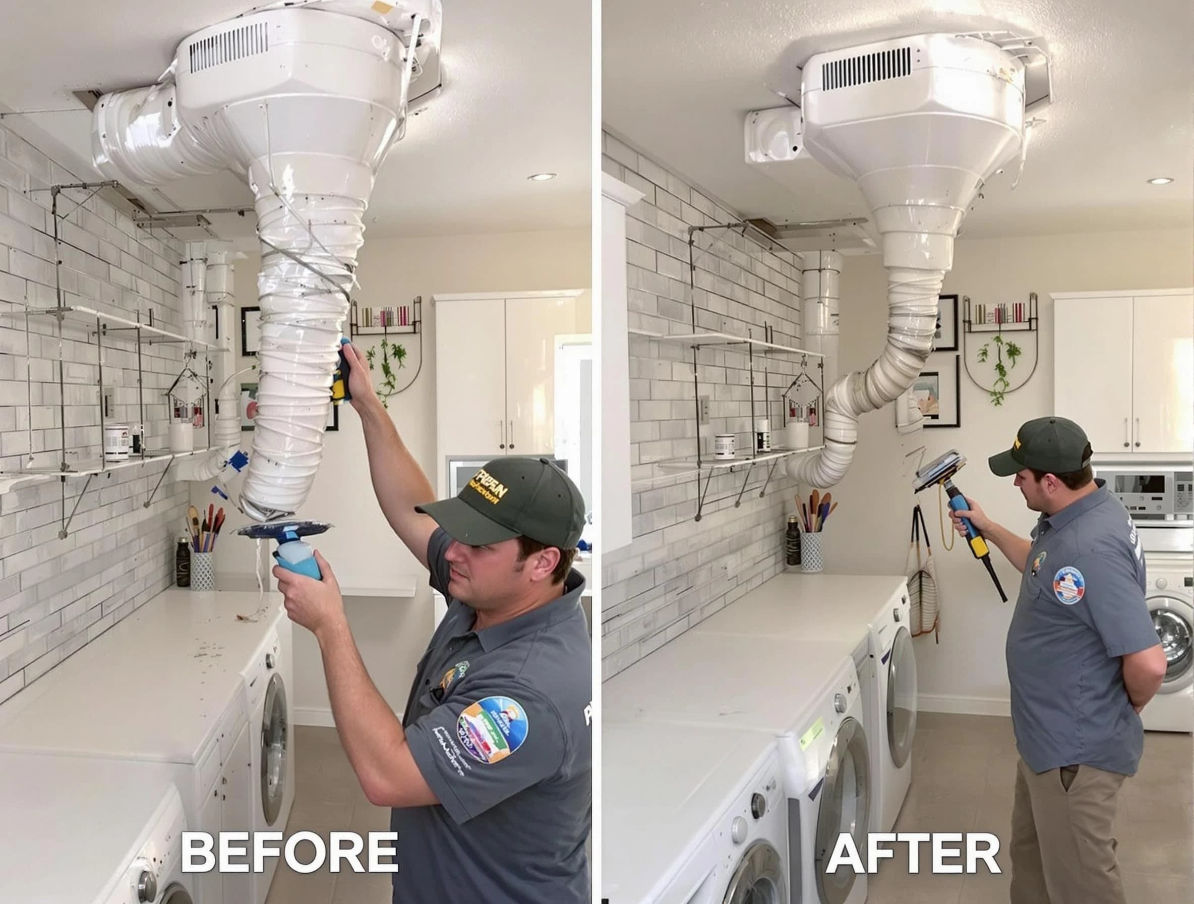 Professional dryer exhaust vent cleaning by Gresham Park Dryer Vent Cleaning in Gresham Park