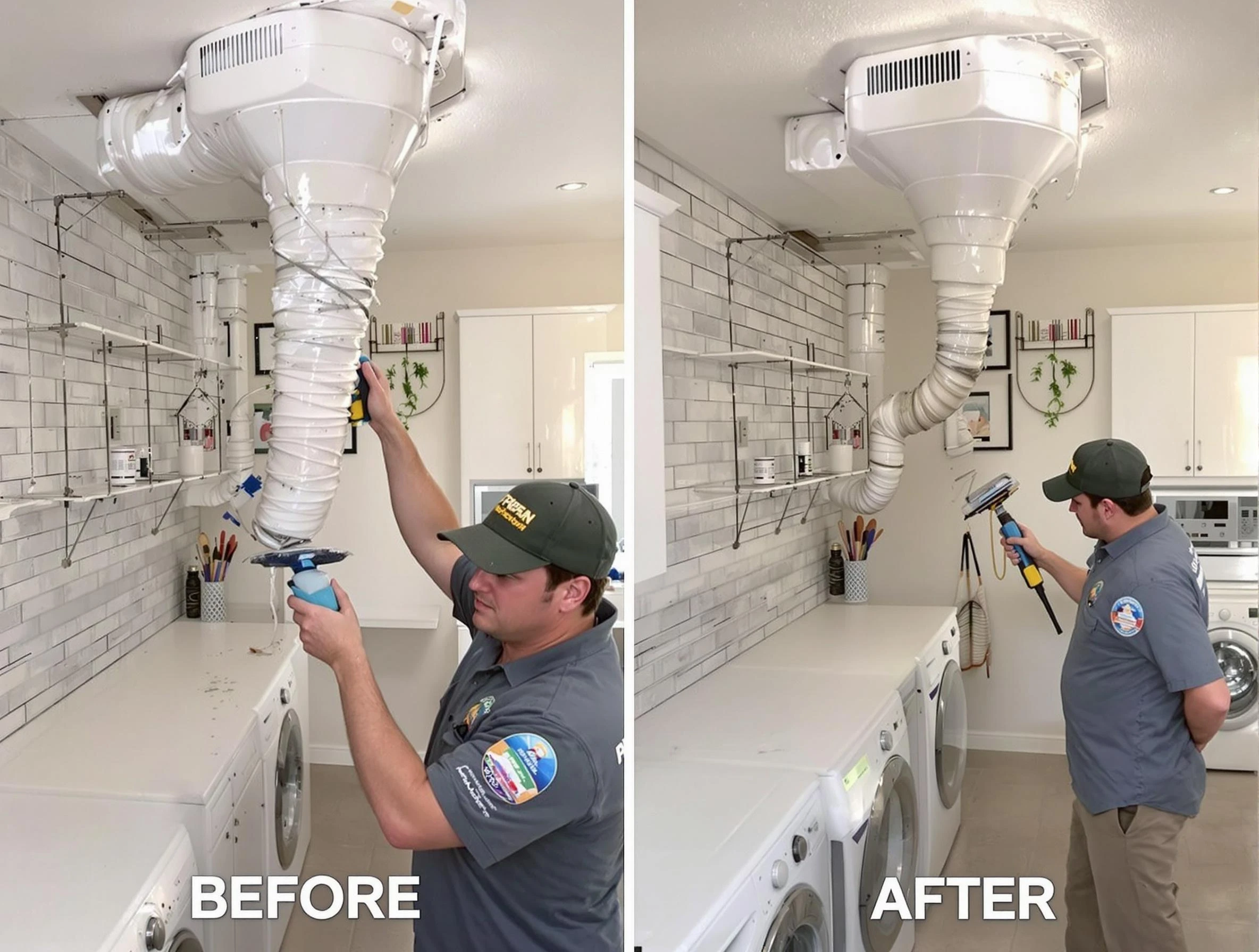Professional dryer exhaust vent cleaning by Gresham Park Dryer Vent Cleaning in Gresham Park
