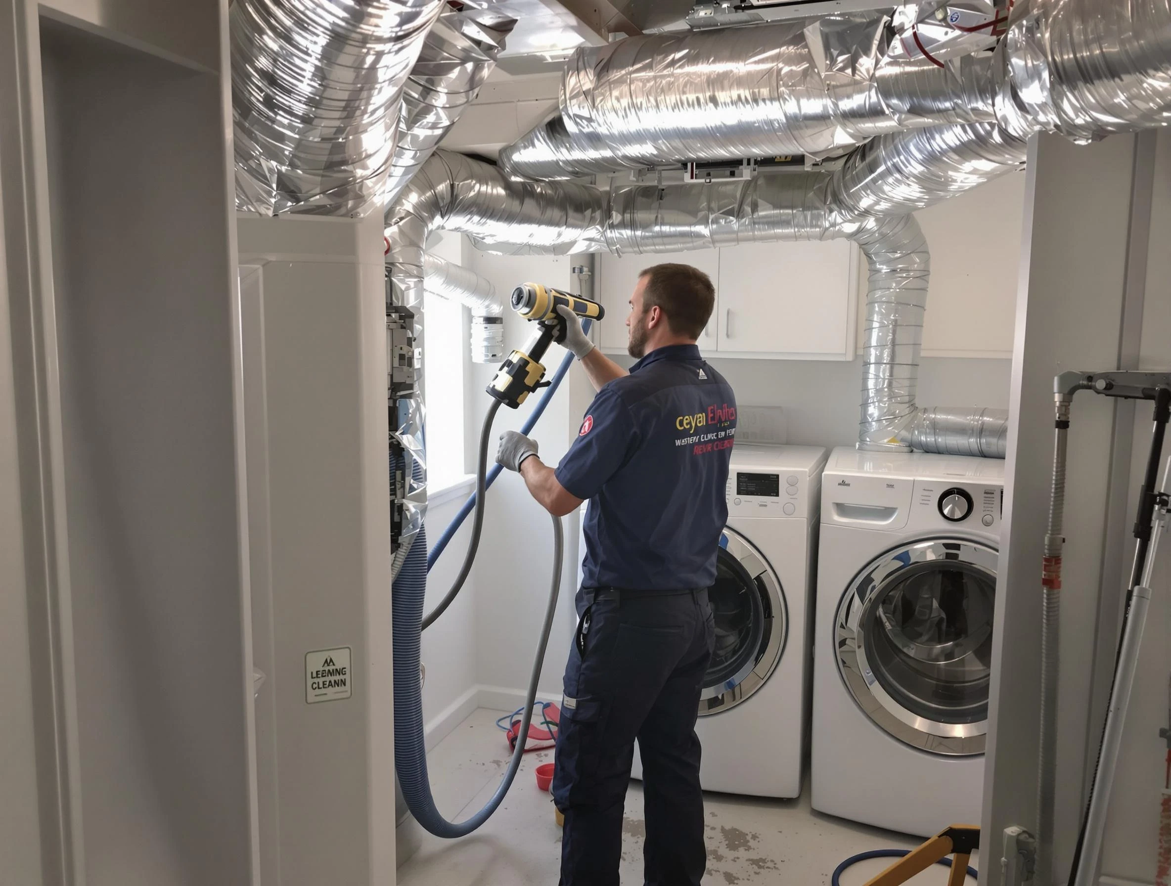 Gresham Park Dryer Vent Cleaning specialist using advanced equipment for thorough duct cleaning in Gresham Park