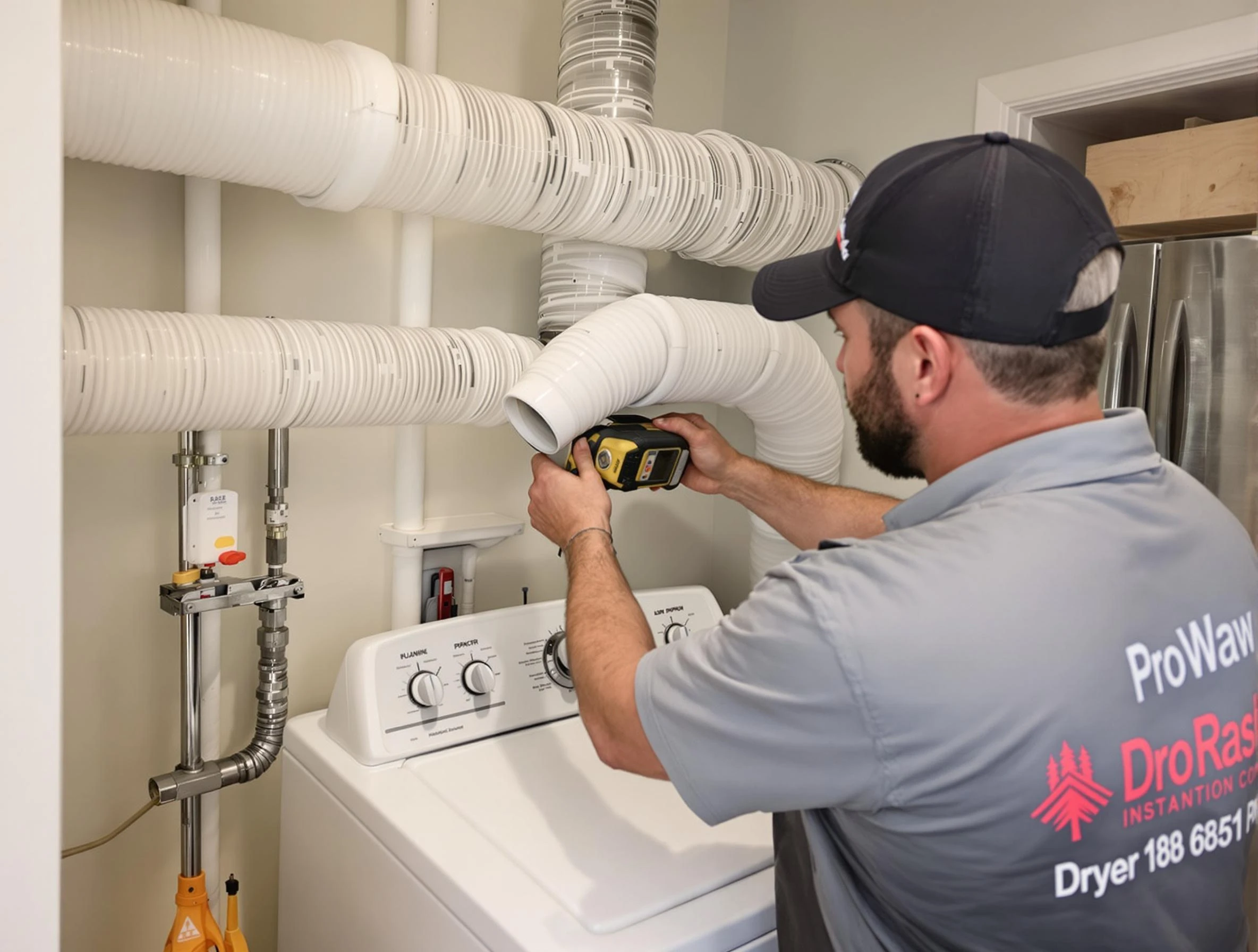 Professional dryer vent hose installation by Gresham Park Dryer Vent Cleaning in Gresham Park
