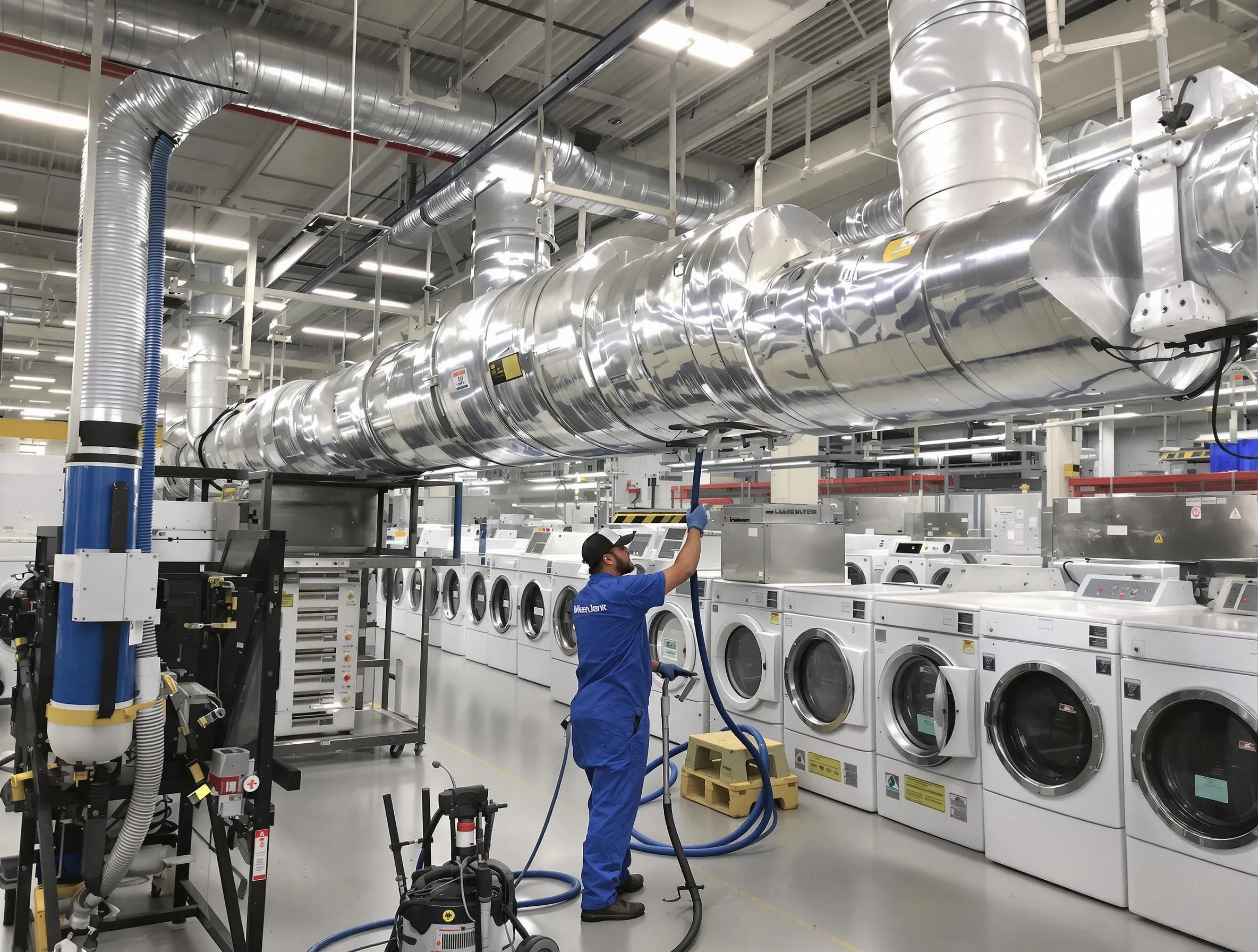 Gresham Park Dryer Vent Cleaning team performing heavy-duty industrial dryer vent cleaning in Gresham Park